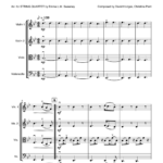 a thousand years christina perri twilight string quartet sheet music