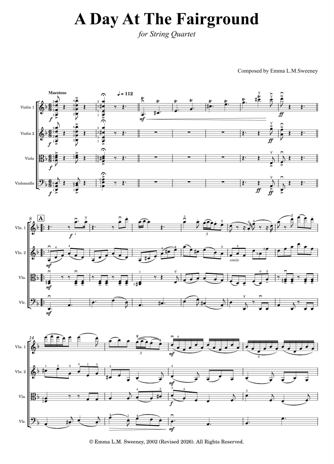 A Day at the Fairground (an original string quartet piece) - Liverpool ...