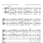 ain't no mountain high enough satb choir sheet music