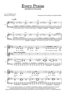 every praise hezekiah walker satb choir sheet music